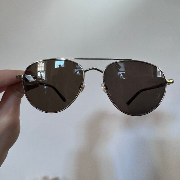 Gucci GG0388S Gold Frame Aviator Sunglasses - 56mm - Picture 3 of 11